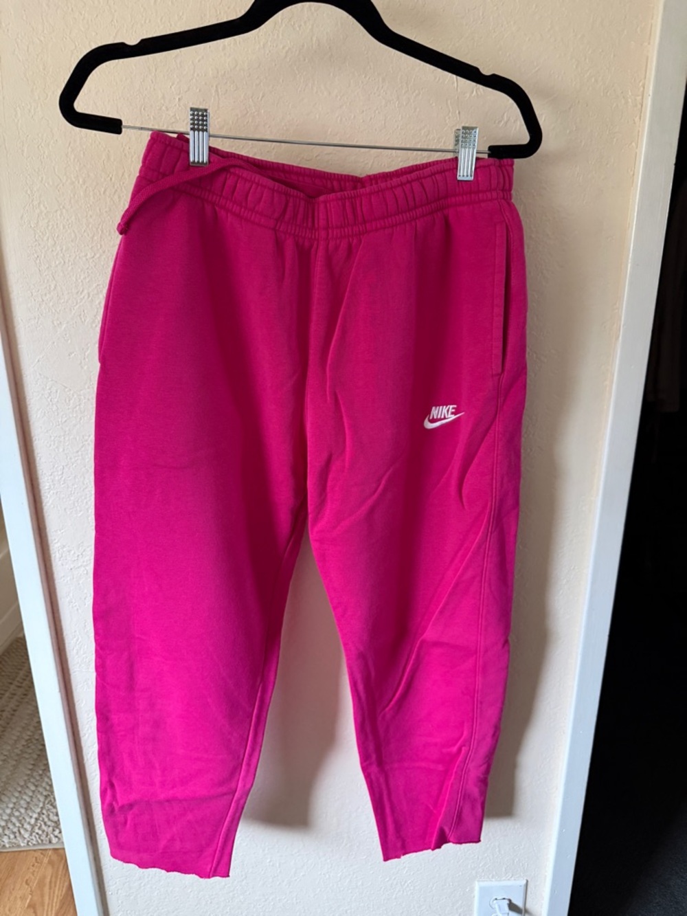 Nike Kids Bright Pink Fleece Joggers